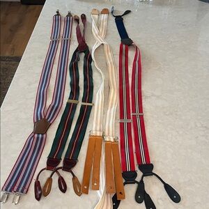 Men Suspenders lot of Four
